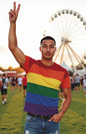 Valento Rainbow T-Shirt