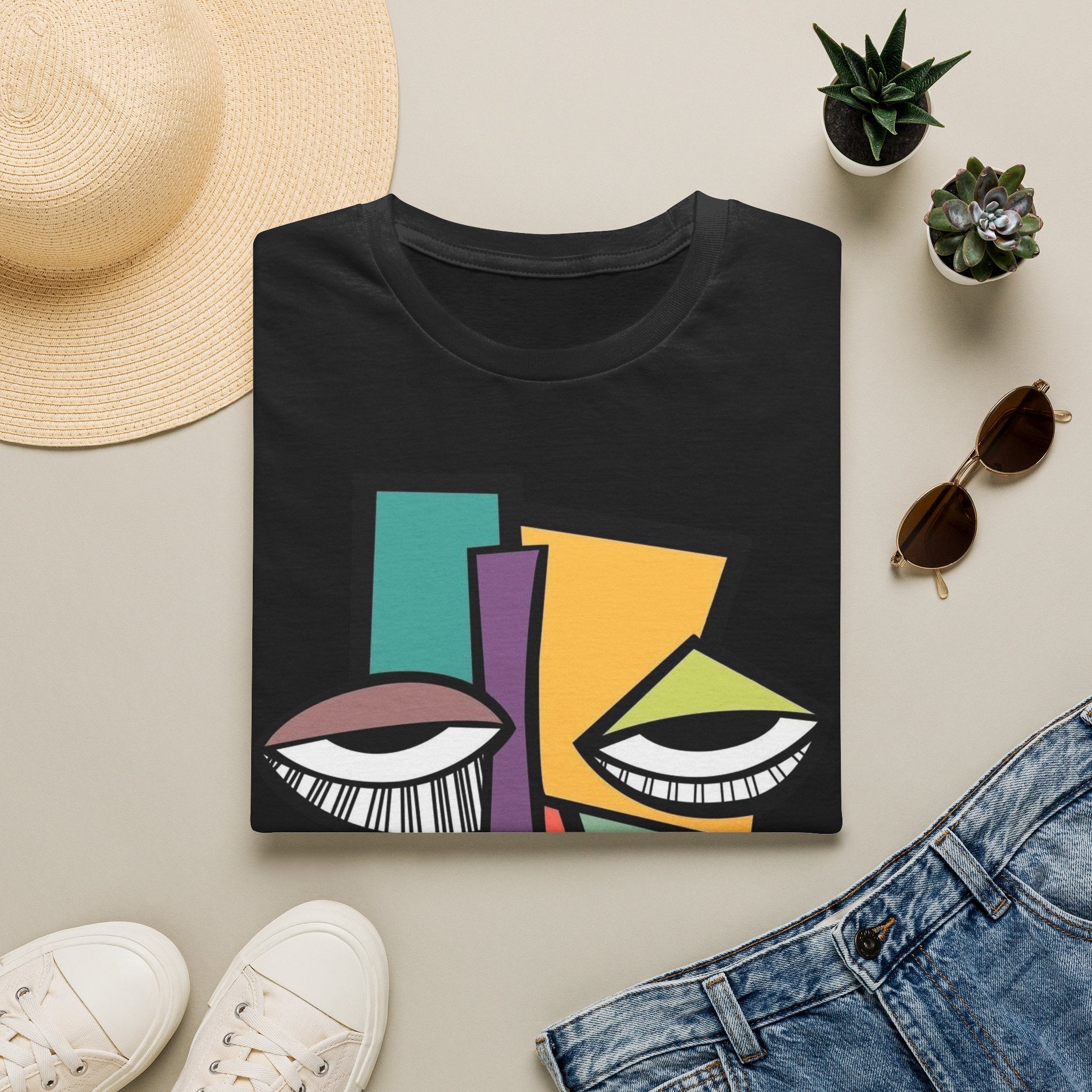 Cubist Face Tee