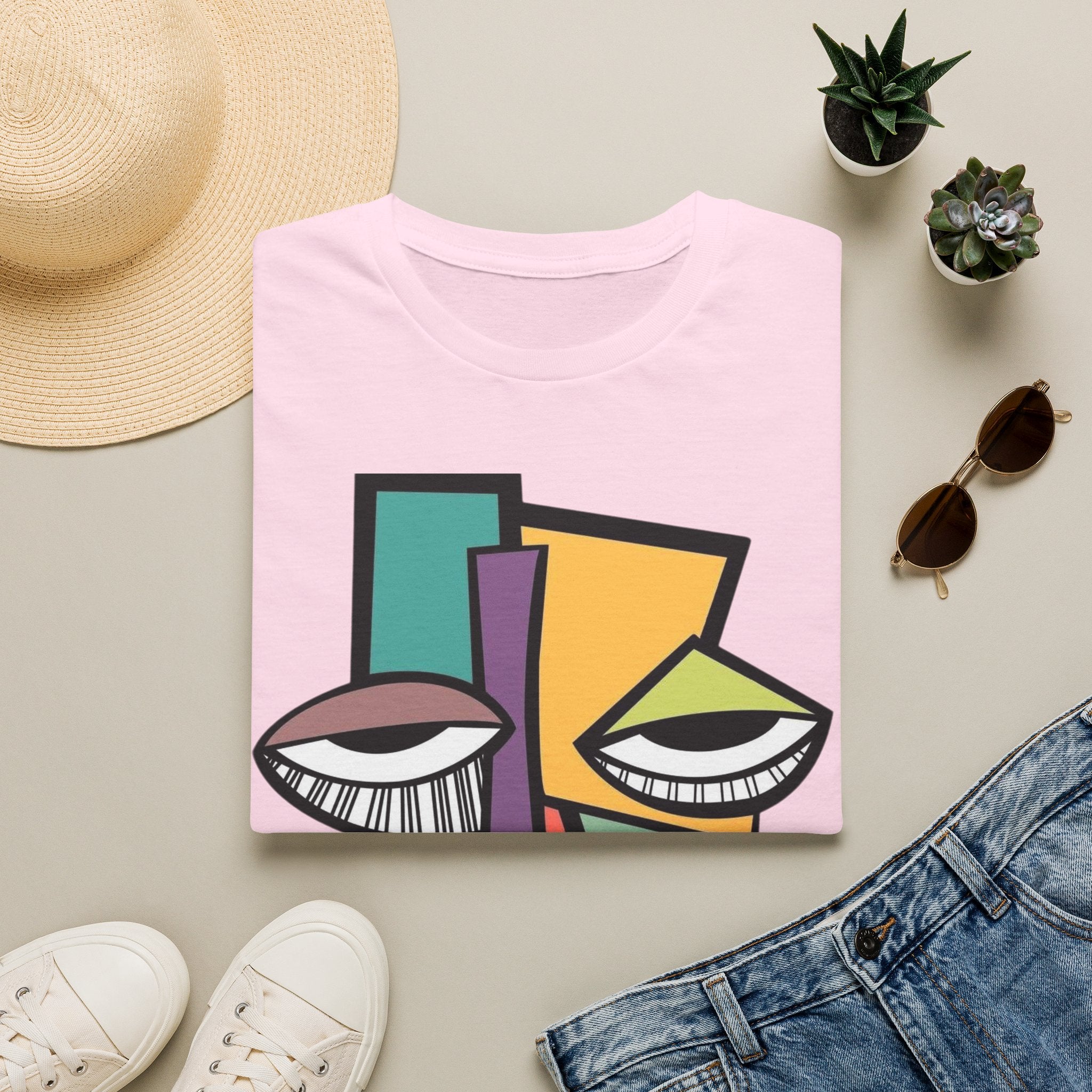 Cubist Face Tee