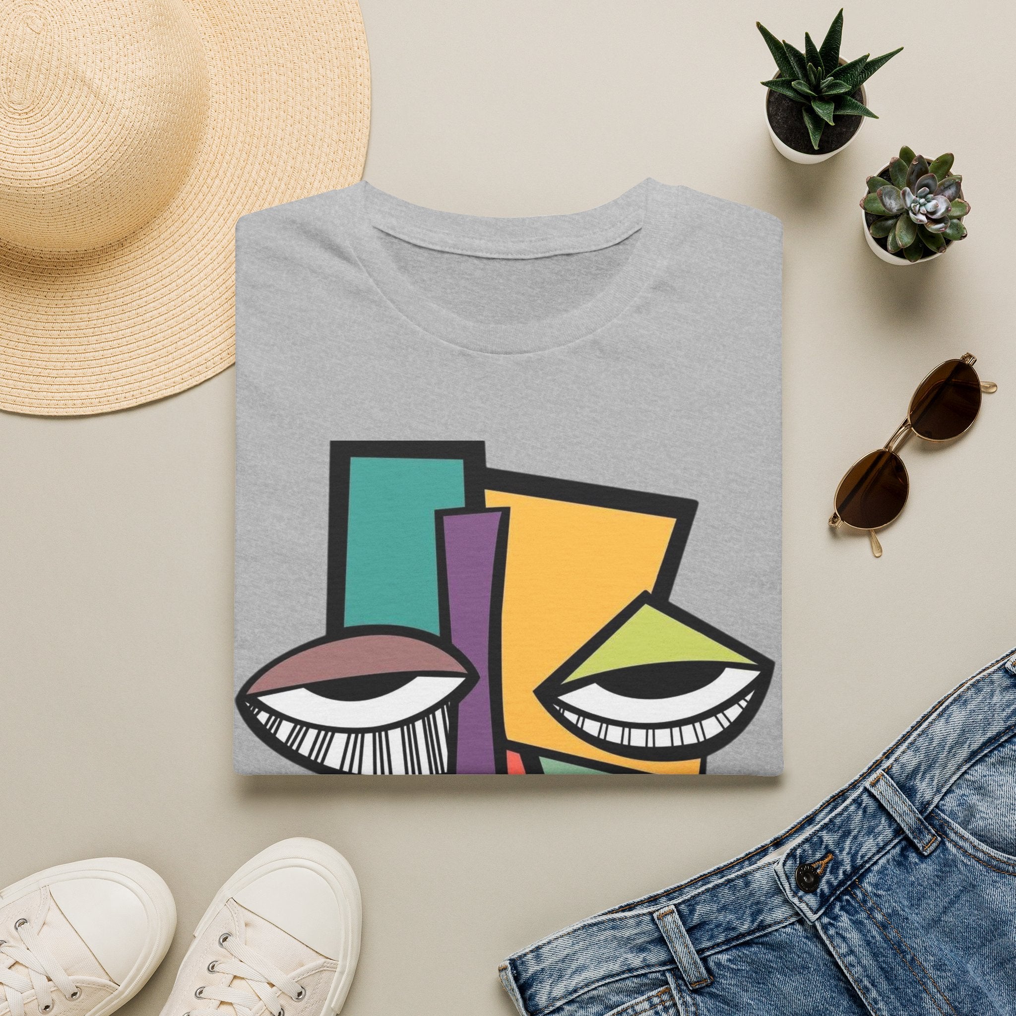 Cubist Face Tee