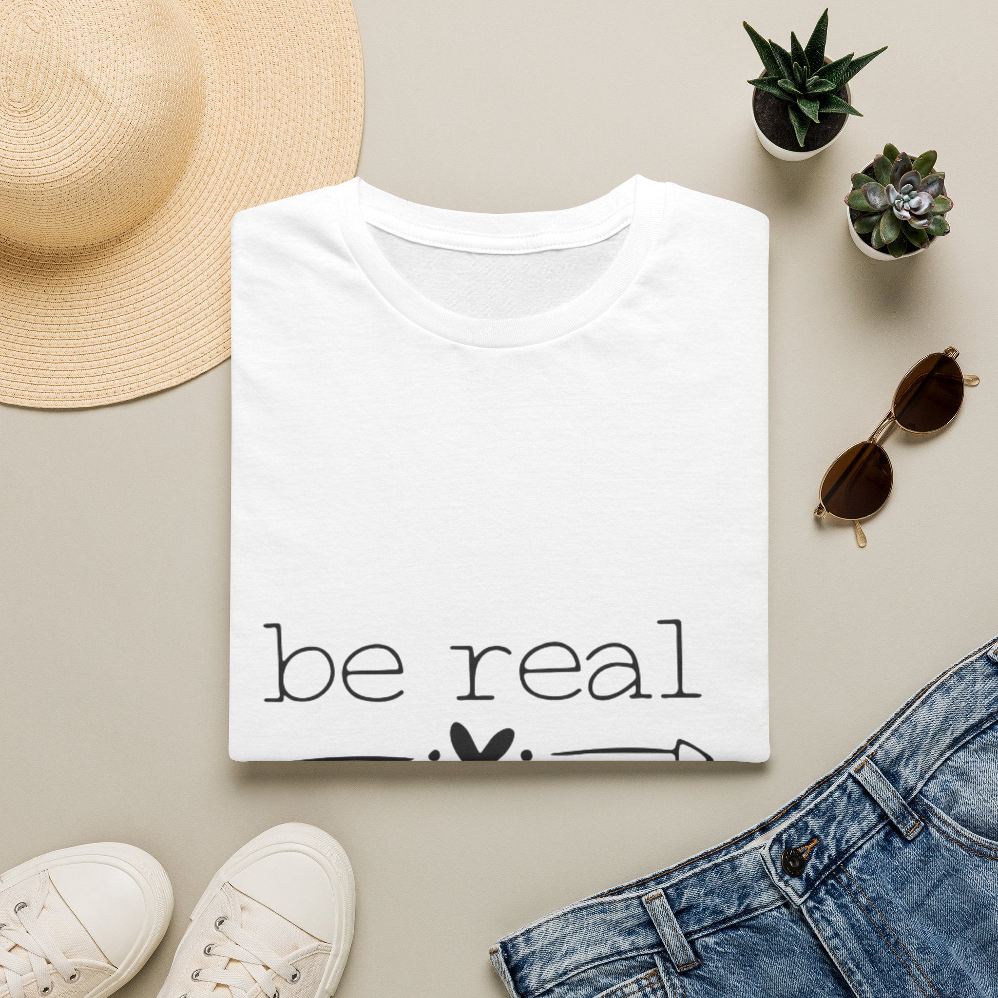 Be Real Not Perfect Tee