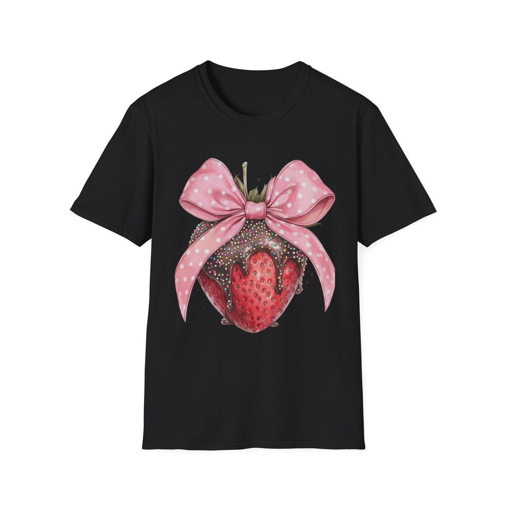 Chocolate Strawberry Bow Tee