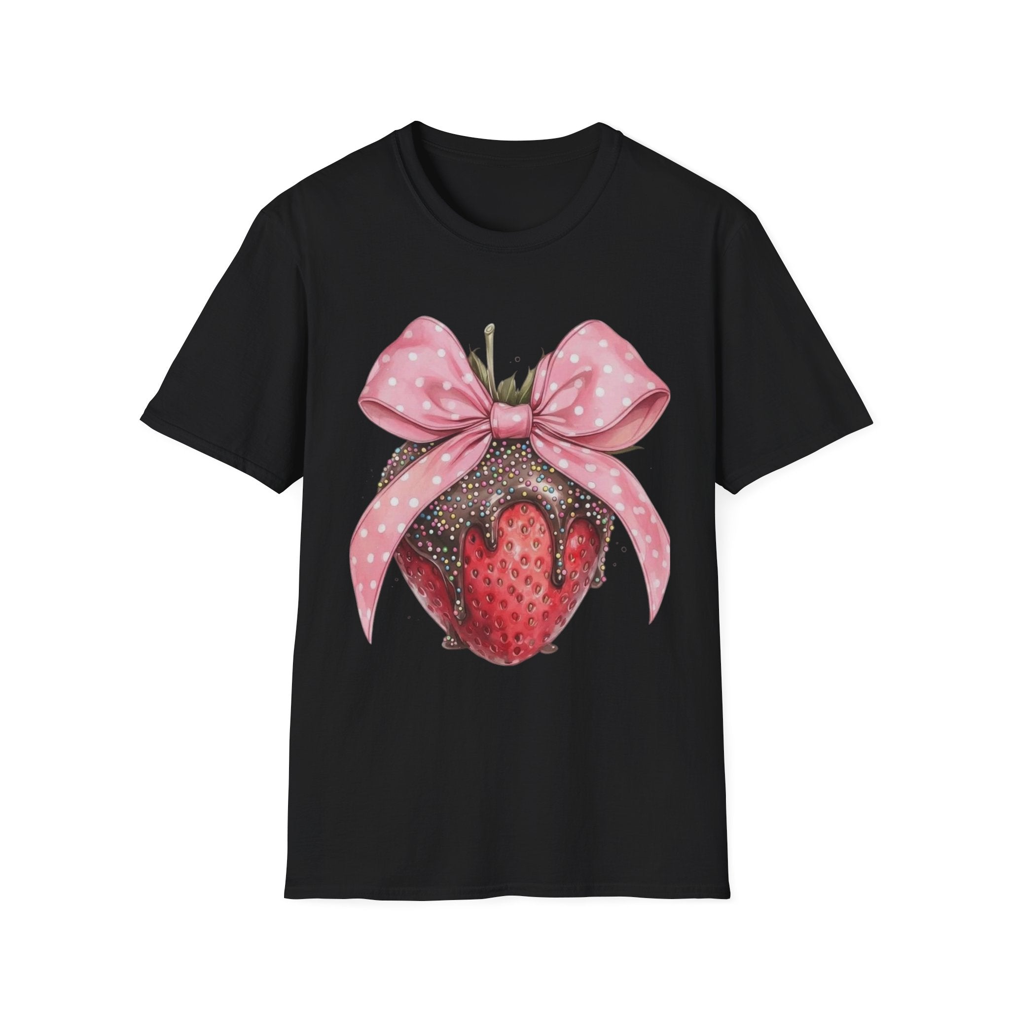 Chocolate Strawberry Bow Tee