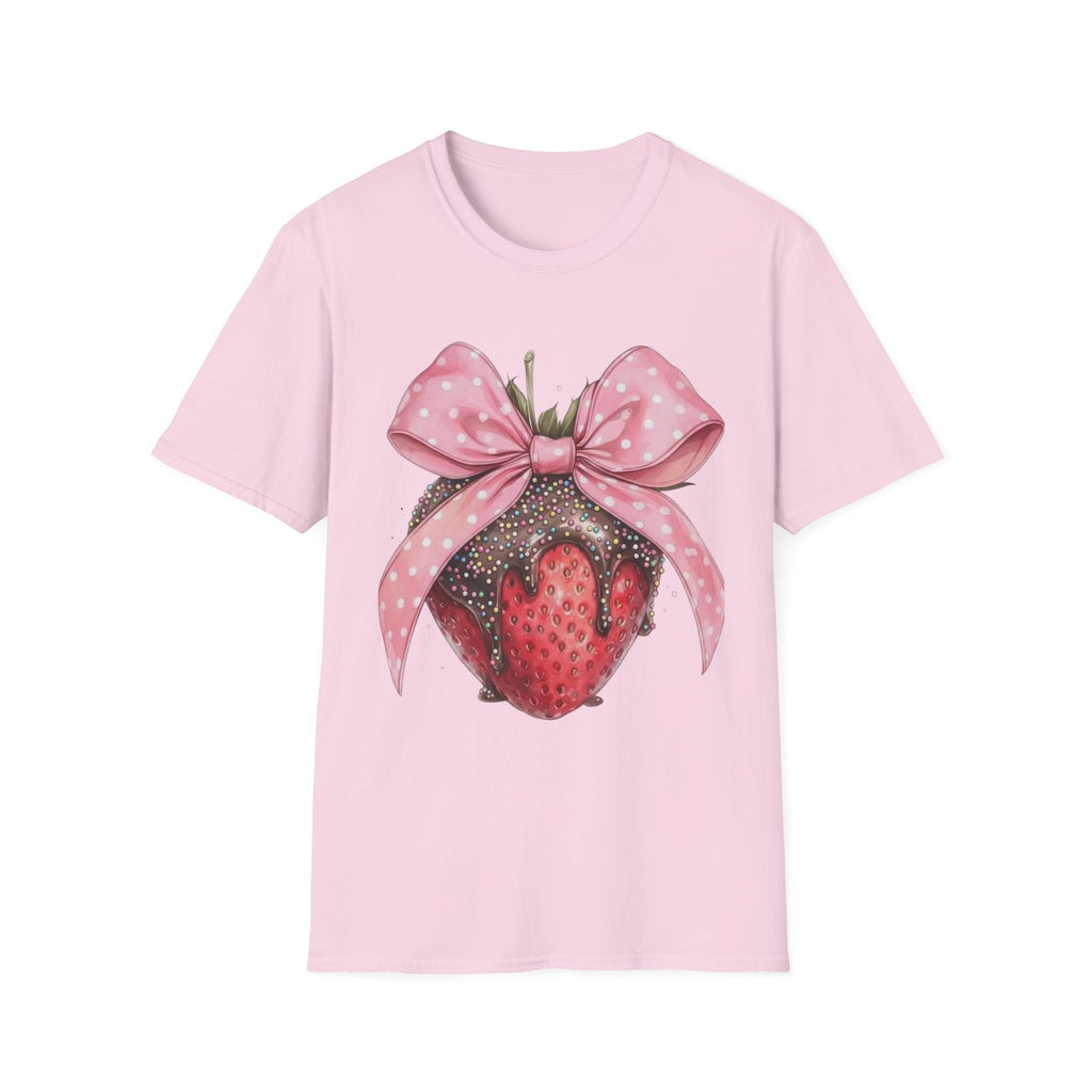 Chocolate Strawberry Bow Tee