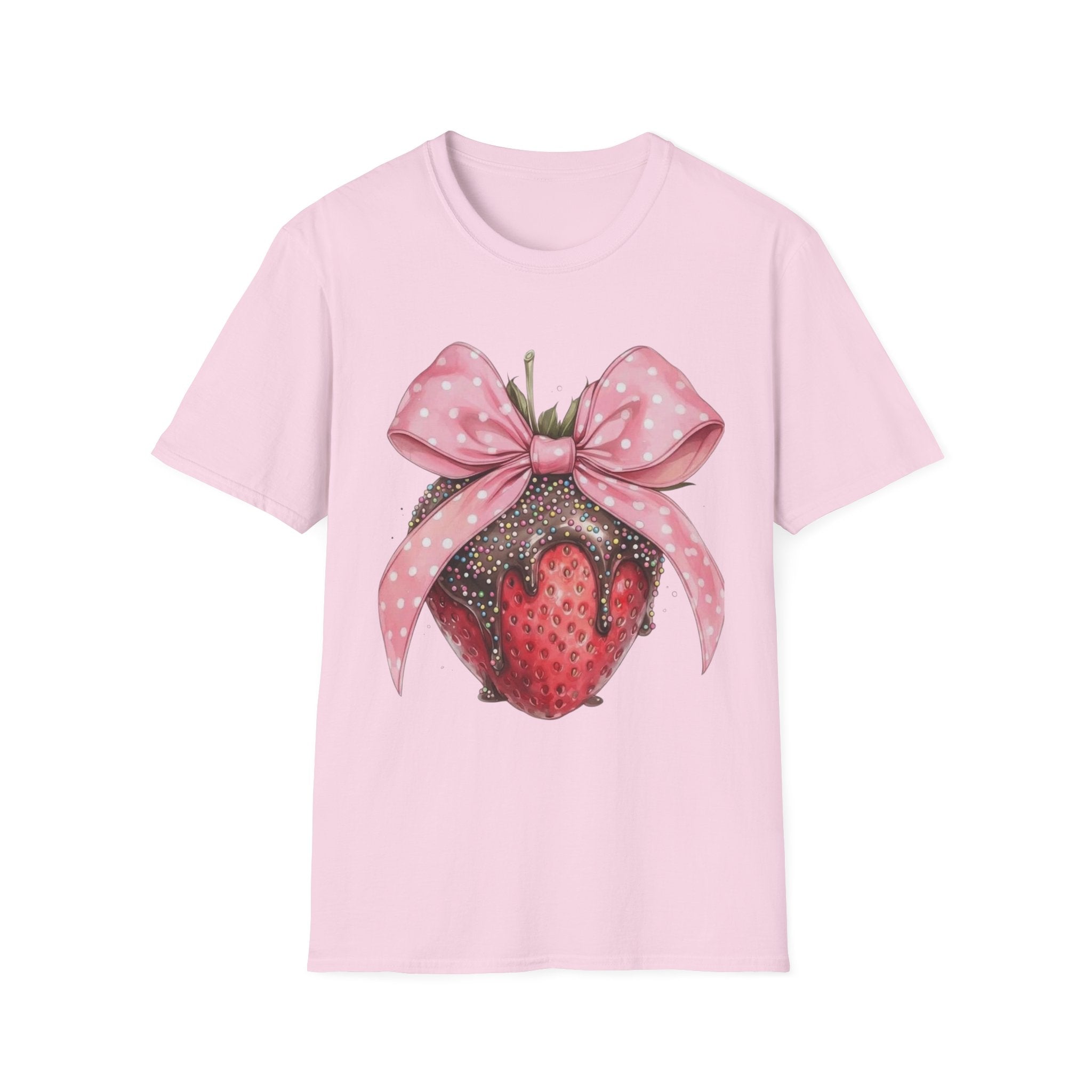 Chocolate Strawberry Bow Tee
