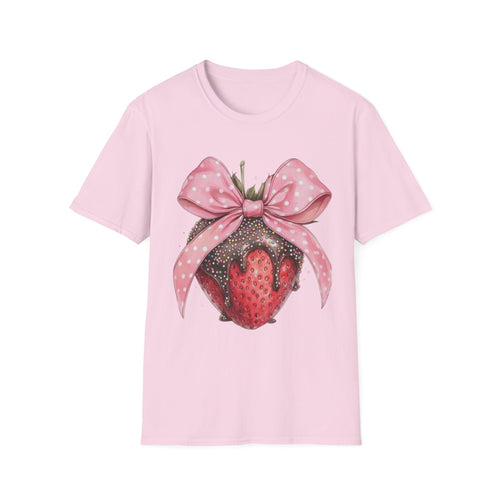 Chocolate Strawberry Bow Tee