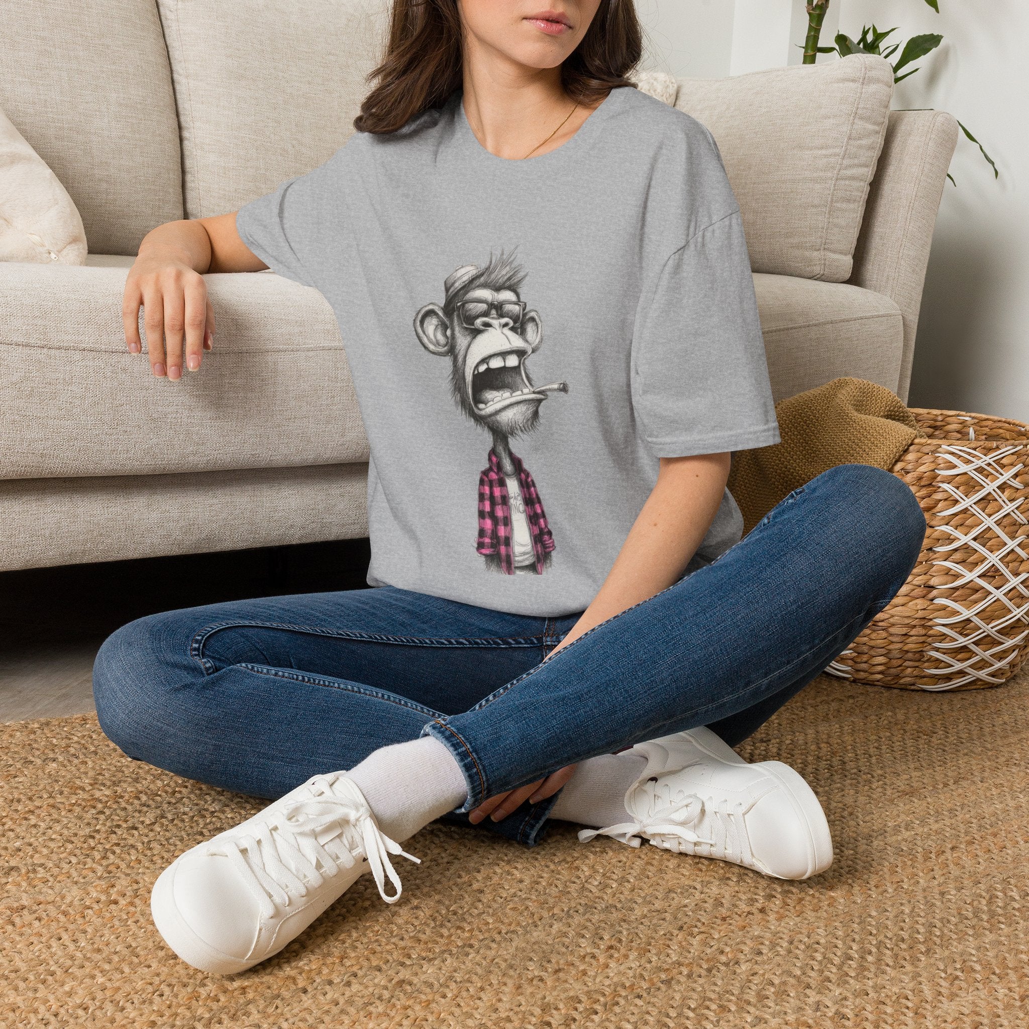 Hipster Monkey Tee