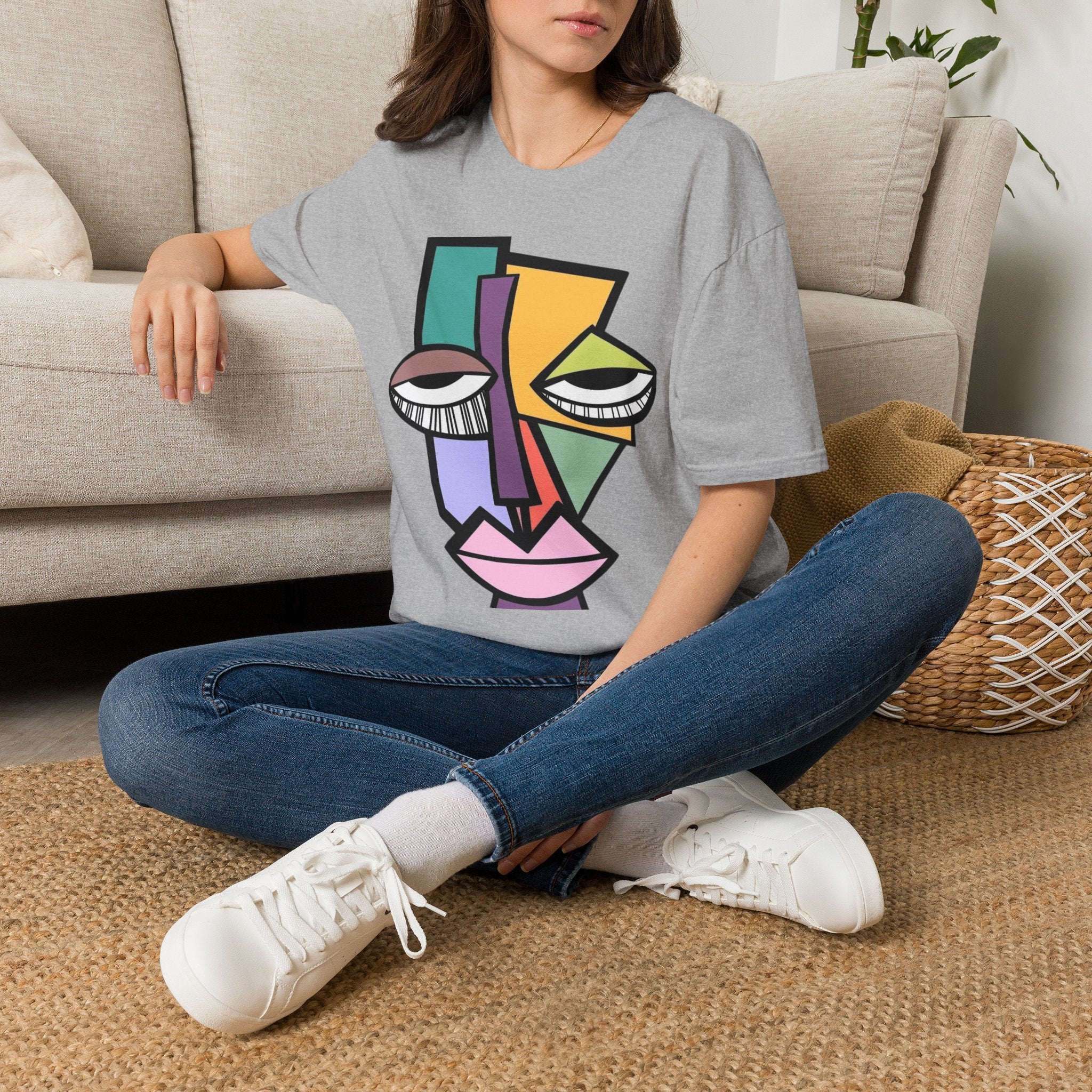 Cubist Face Tee