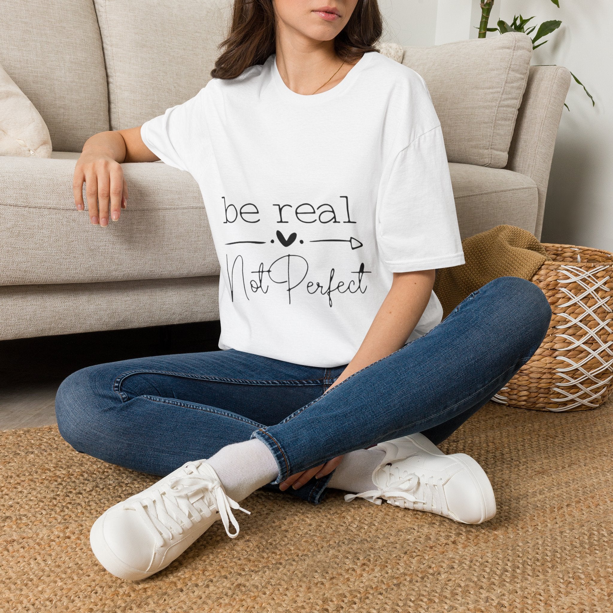 Be Real Not Perfect Tee