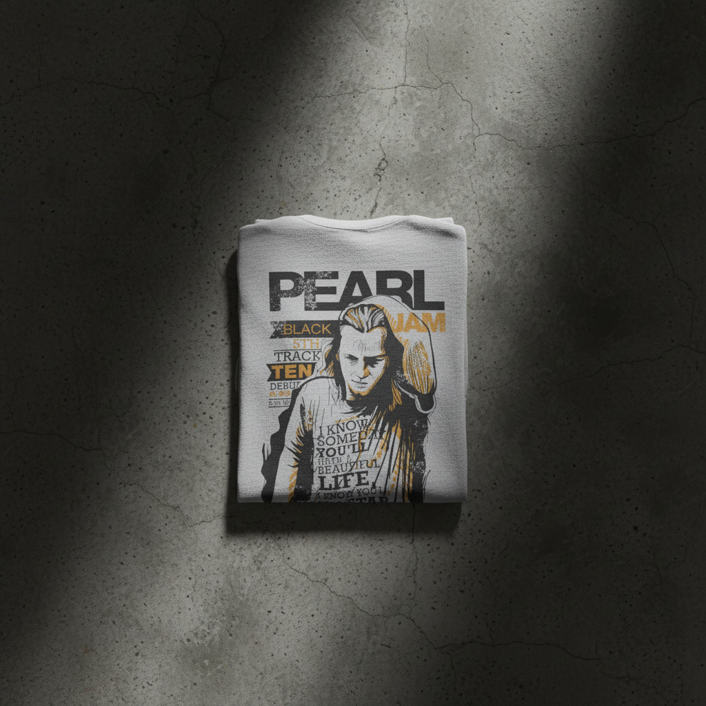 Pearl Jam Ten T-Shirt — Vintage Grunge Band Tee