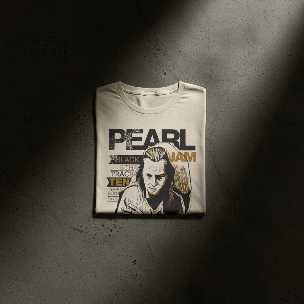 Pearl Jam Ten T-Shirt — Vintage Grunge Band Tee
