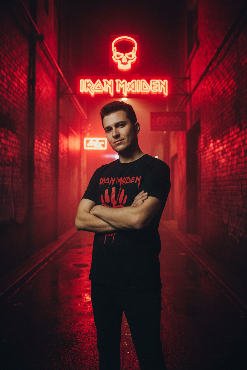 Iron Maiden Néon
