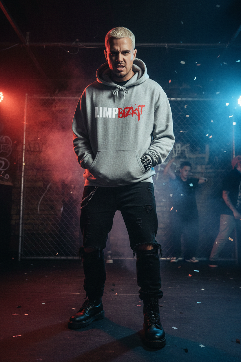 Limp Bizkit Cinzento Modelo