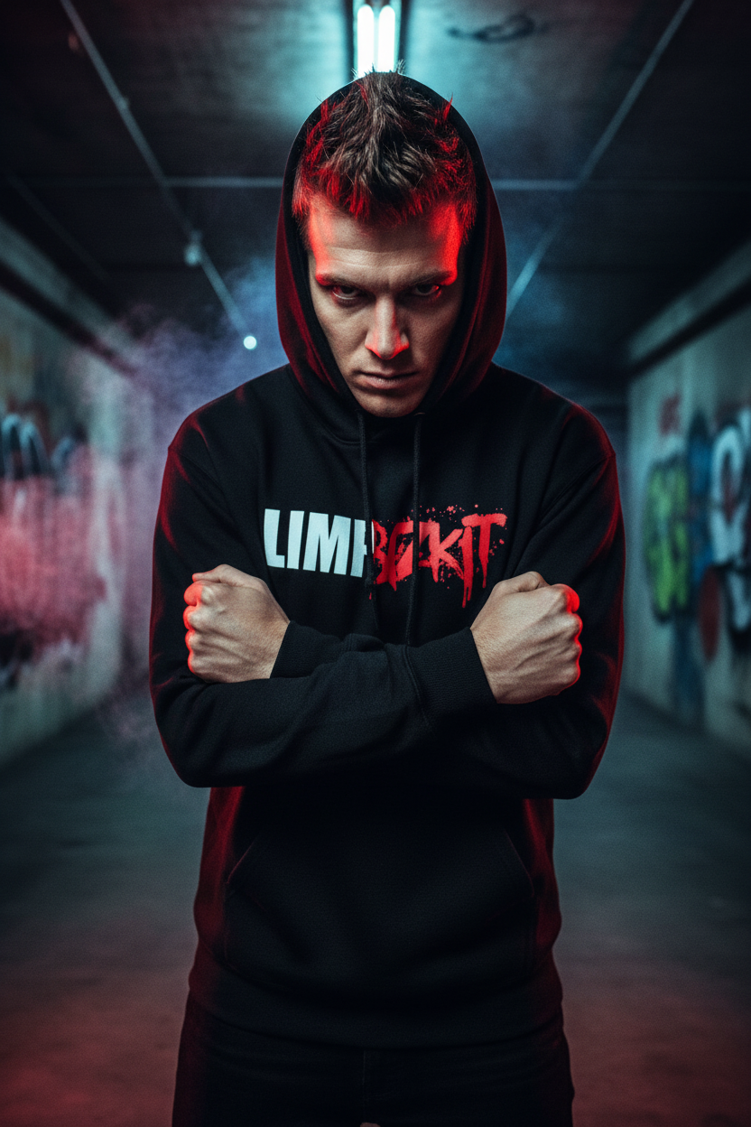 Limp Bizkit Preto Modelo