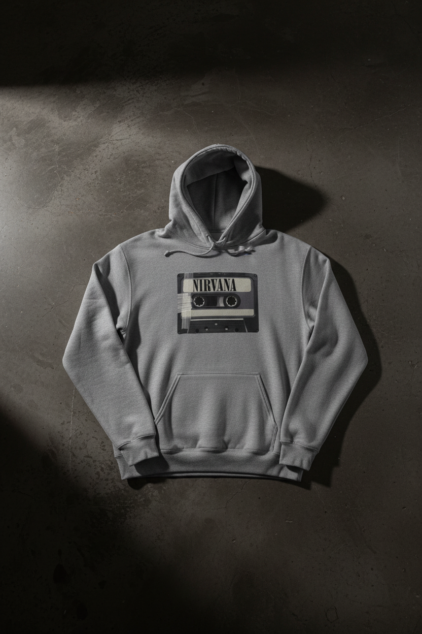 Nirvana Cinzento Flat Lay