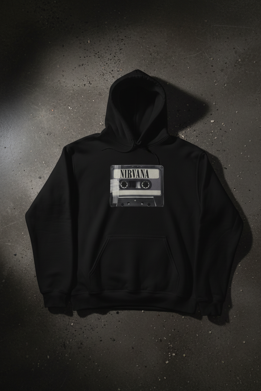 Nirvana Preto Flat Lay