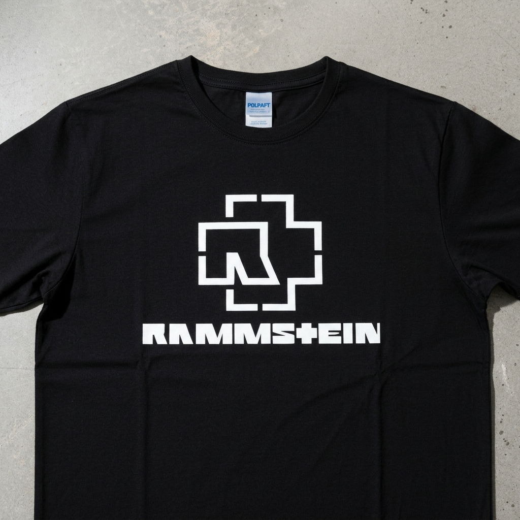 Pormenor da t-shirt Rammstein