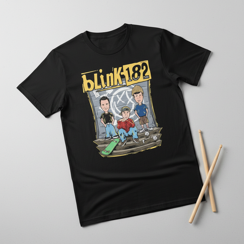 Segunda composição da t-shirt preta no chão