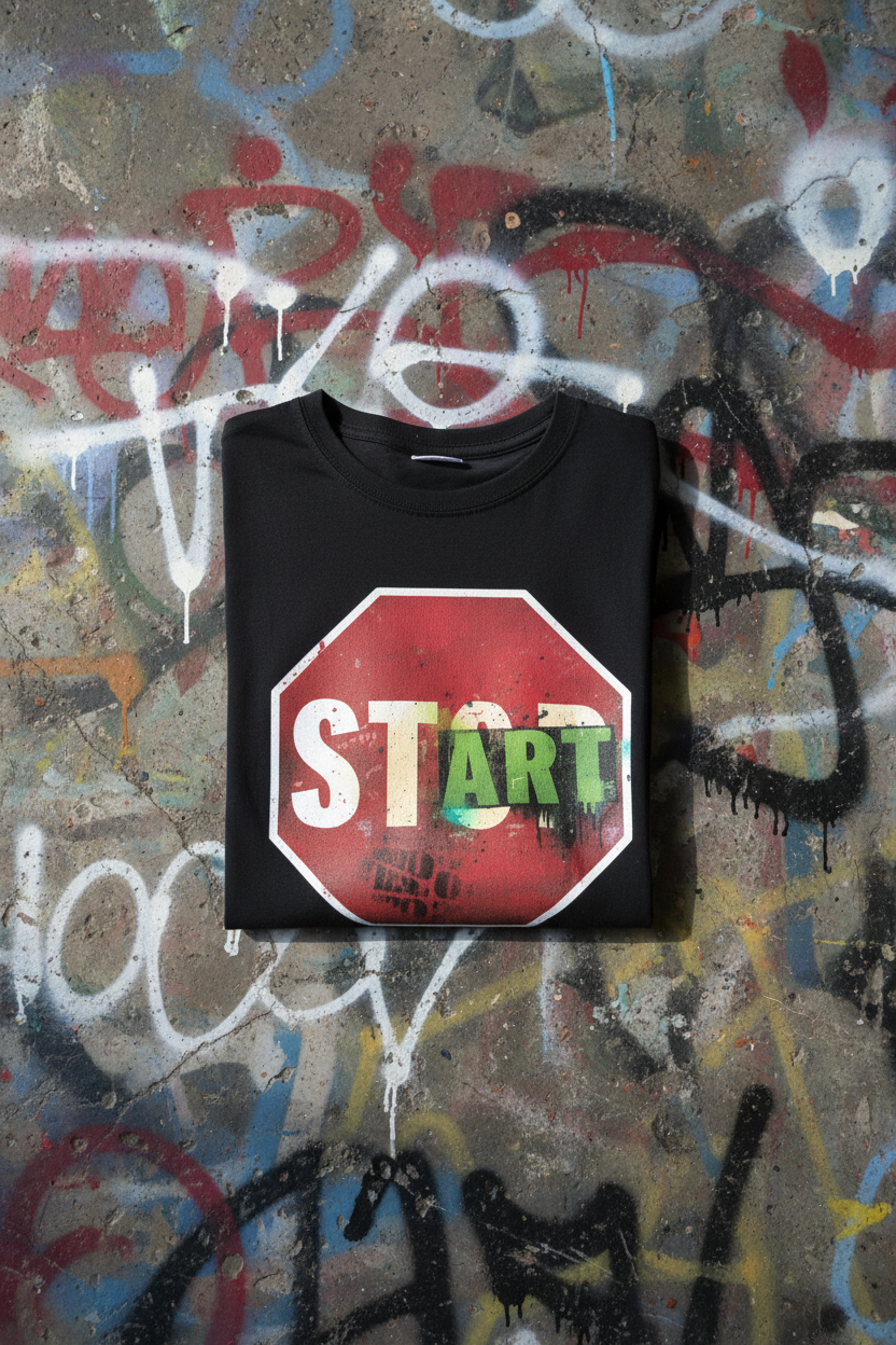 STOP START dobrada streetwear