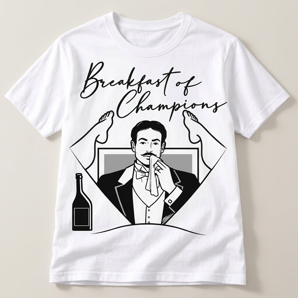 T-shirt branca com apresentação de estúdio