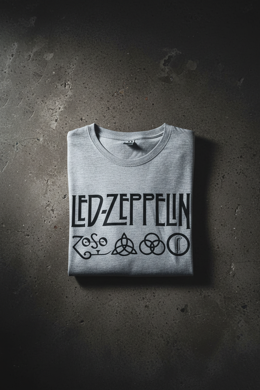 T-Shirt Flat Lay Dark