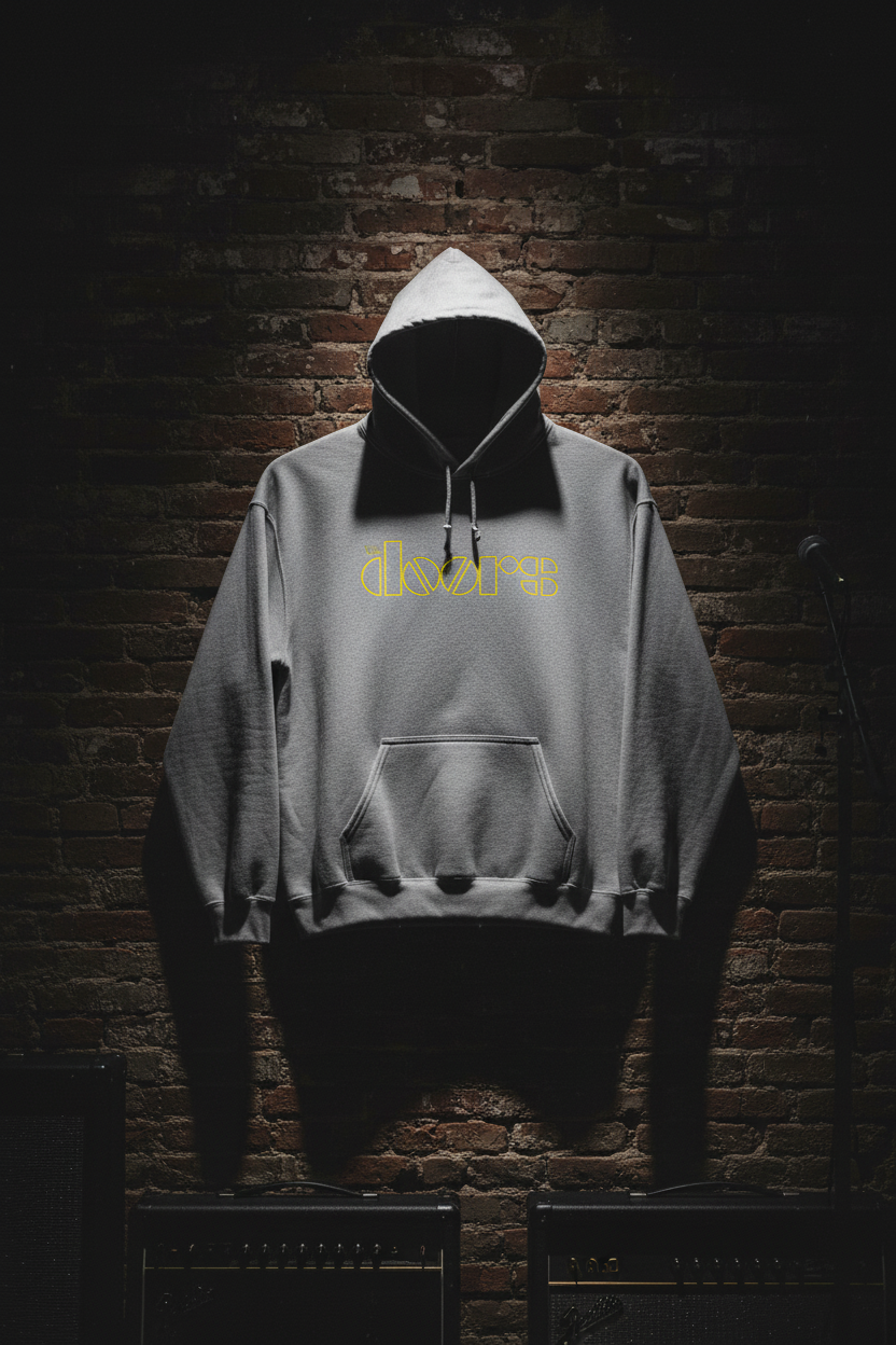 The Doors Hoodie Cinzento Concerto