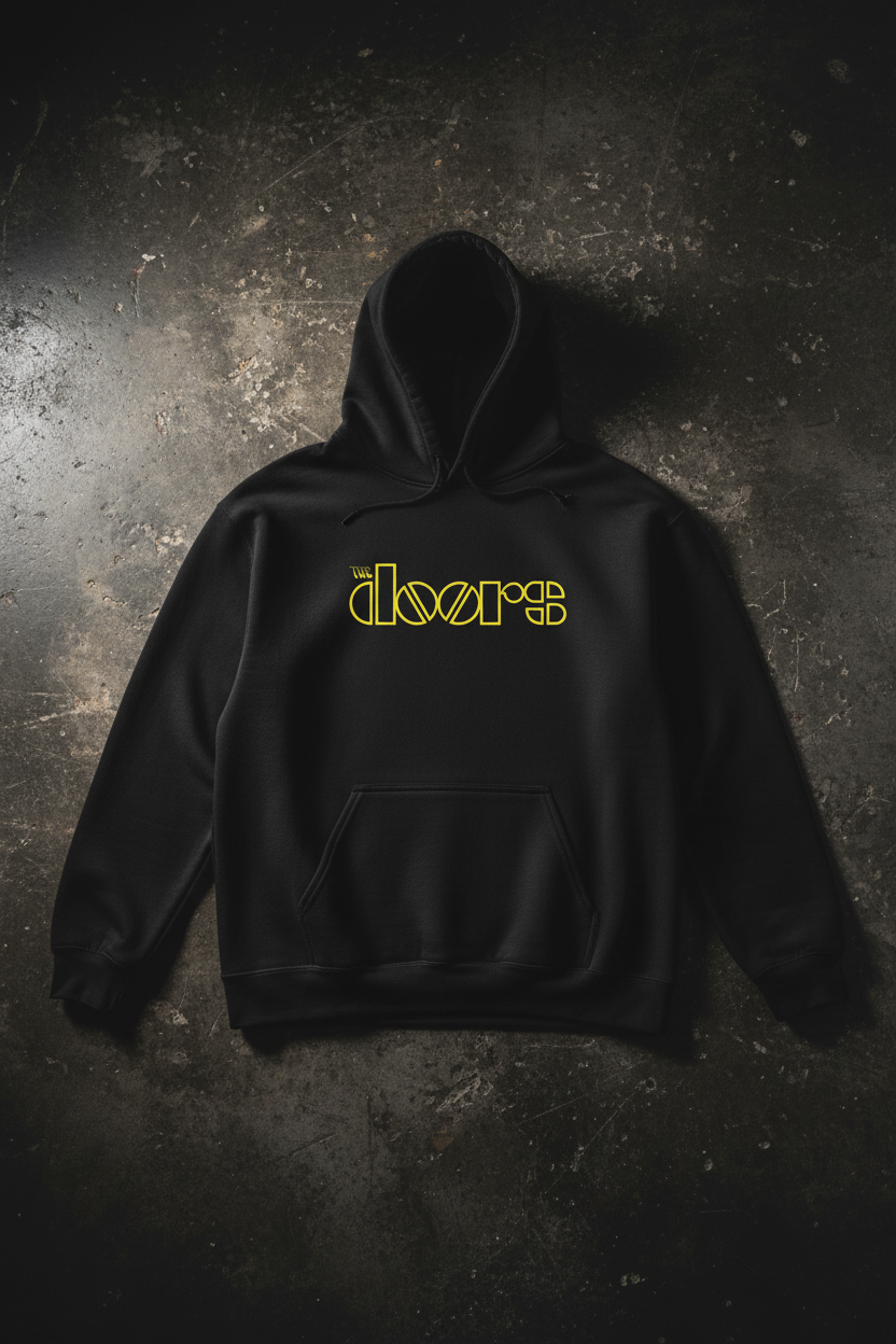 The Doors Hoodie Flat Lay